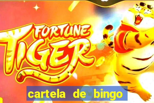 cartela de bingo cha de panela